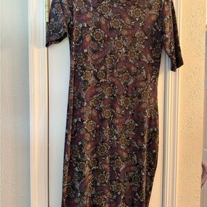 LuLaRoe Julia Paisley Print Dress